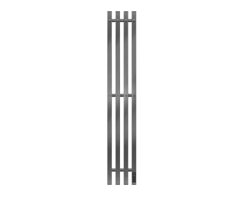 Полотенцесушитель электрический APEXTERMO Сириус SR10113GN 1100x180 с крючками, оружейная сталь
