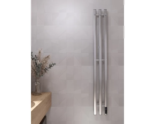 Полотенцесушитель электрический APEXTERMO Сириус SR10112NK 1100x120, никель