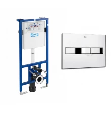 Инсталляционная система Roca Duplo WC 890090020 для унитаза (7.8900.9.002.0) с кнопкой смыва