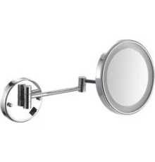 Увеличительное зеркало для ванной с LED подсветкой и регулировкой