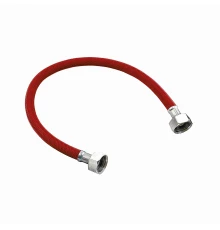 Гибкая подводка для воды,1/2 ʺ,нейлон,красная,ГГ,500 мм.