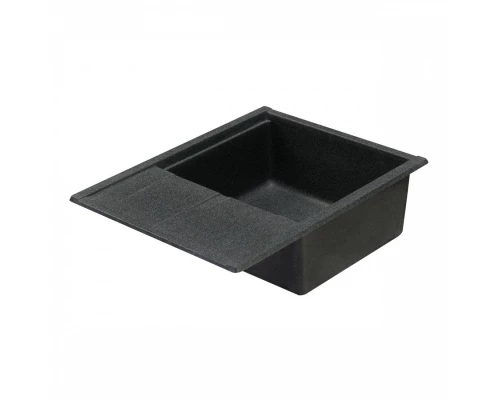 Мойка для кухни  Делия 65 650x516x218 мм, прямоуг. с крылом, графит