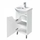 Тумба КОЛИБРИ 45, левая, белая (под раковину АЗОВ 45)