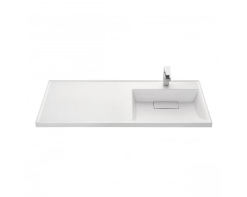 Раковина ЛОНДРИ 120, правая, белая