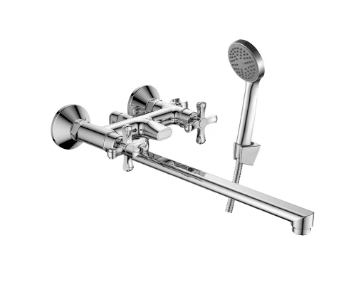 DR52 Смеситель для ванны, пов.излив 272мм, р/ДВ, хром, DR, DR52043