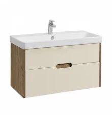 Тумба ОЛИВИЯ 90, бежевый, дуб велл (под раковину АДРИАНА 90)