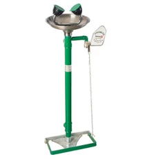 Аварийная раковина для промывки глаз из нержавеющей стали с рычагом и педалью