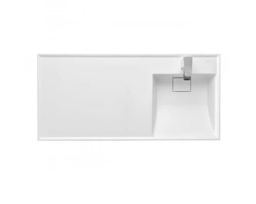 Раковина ЛОНДРИ 105, правая, белая