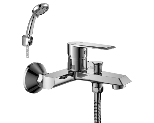 RS28 Смеситель для ванны, монолитный излив 173мм, р/ОД, хром, ROS, RS28-31