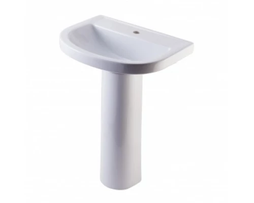 СТАНДАРТ Умывальник 56 см с отверстием, без перелива, белый ROSA