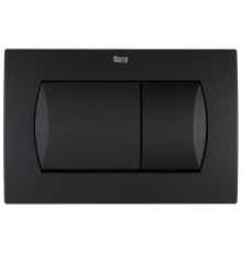 In-Wall Клавиша для инсталляции, двойная 62В, черный матовый. ROCA