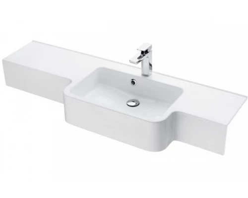 Раковина HOTEL B 151, правая, белая