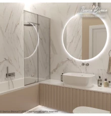 Шторка для ванны IBERICA BLANCA Mod.801 Slide Open раздвижная тонированное стекло/хром 90х150см (IB801.TC.150.90)