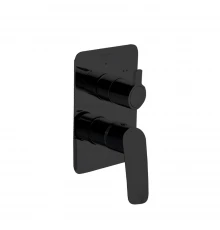 Встраиваемый смеситель для душа NEW FLY 571502SNM матовый черный на 2 выхода