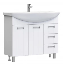 Тумба Diana 105 напольная, 2 двери, 3 ящика (раковина Стиль 105) VIGO