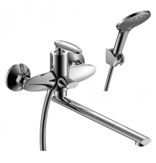 RS30 Смеситель для ванны, круг.пов.излив 350мм, р/ОД, хром, ROS, RS30-32