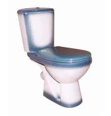 КОМФОРТ Унитаз-компакт (КОМФОРТ+) с арматурой, сиденьем, креплением, зеленый ROSA