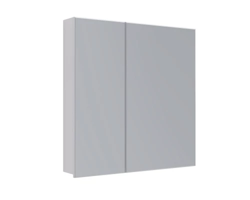 Шкаф зеркальный Lemark UNIVERSAL 80х80 см 2-х дверный, цвет корпуса: Белый глянец