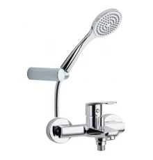 Смеситель для ванны наружнего монтажа однорычажный с душевым комплектом NEW FLY 570502T1