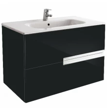 VICTORIA NORD Black Edition Тумба под раковину VICTORIA 80, черный глянец, ROCA