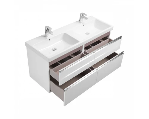 THE GAP модуль для раковины 1200, 1170x453x515, с 4 ящиками в цвете белый глянец