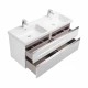 THE GAP модуль для раковины 1200, 1170x453x515, с 4 ящиками в цвете белый глянец