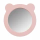 Зеркало КАСПЕР МИШКА , круглое, розовый матовый