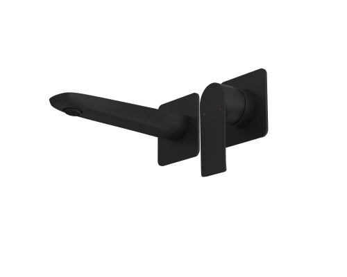 Смеситель для раковины VENTAS S скрытого монтажа, раздельный, черный матовый, BERGES