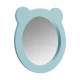 Зеркало КАСПЕР МИШКА , круглое, голубой матовый