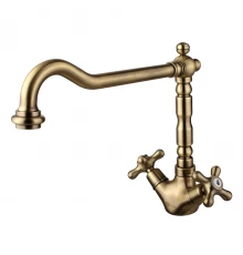 Vintage Смеситель для кухни, пов.излив 252мм, р/ДВ, бронза, LM, LM2805B