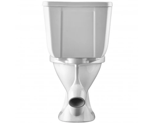 БРИЗ Унитаз-компакт, косой выпуск, эконом., 1-режимная арматура, сиденье полипропилен. САНТЕК