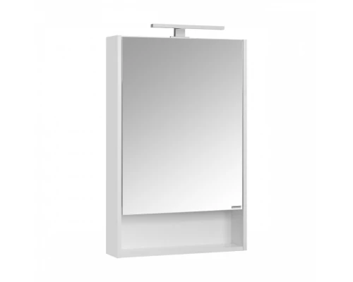 Зеркальный шкаф СКАНДИ 55, подвесной, белый