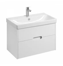 Тумба ОЛИВИЯ 80 подвесная, 2 ящ., белый матовый (под раковину АДРИАНА 80)
