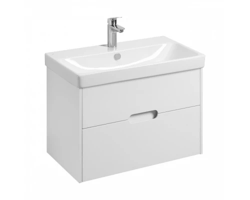 Тумба ОЛИВИЯ 80 подвесная, 2 ящ., белый матовый (под раковину АДРИАНА 80)