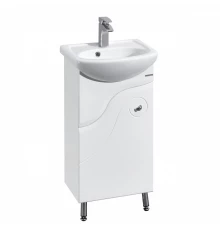 Тумба КОЛИБРИ 45, левая, белая (под раковину АЗОВ 45)