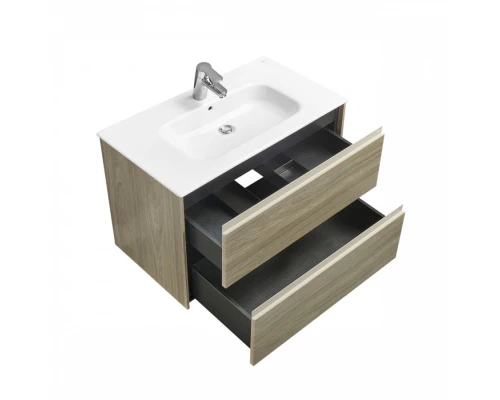 ONA Модуль для раковины 800 мм, 785x450x565 мм, с 2 ящиками, темный вяз, ROCA