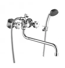 DR50 Смеситель для ванны, пов.излив 300мм, р/ДВ, хром, DR, DR50045R