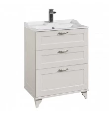 Тумба ЛЕОН 65 H, дуб белый (под раковину ФАБИА 65)