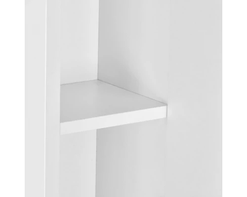 Зеркальный шкаф ПАНДА 50, правый, белый