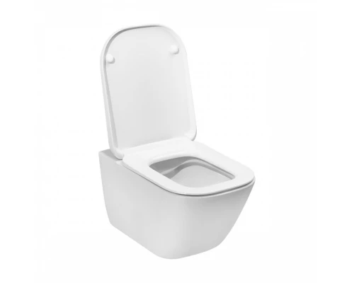 GAP (нап., подв., пристав.)/GAP CLEAN RIM (подв.) Сиденье тонкое дюроп.Soft Close.  ROCA