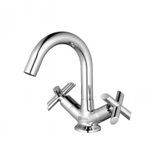 Practica Смеситель для раковины, монолит.излив 113мм, р/ДВ, хром, LM, LM7507C