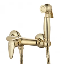 Pramen Смеситель для биде, гигиен.душ на стену держ.на теле, р/ОД, золото, LM, LM3318G