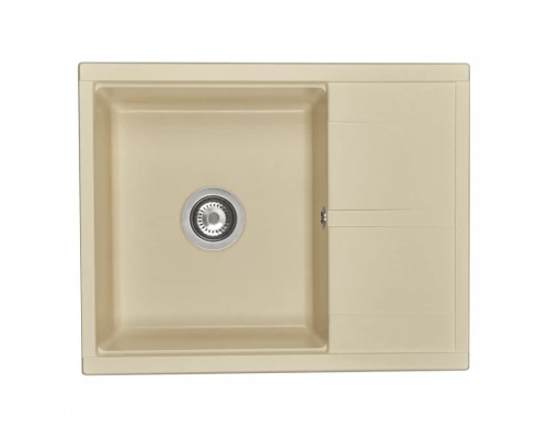 Мойка для кухни  Делия 65 650x516x218 мм, прямоуг. с крылом, шампань