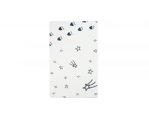 Коврик для ванной Fixsen Teddy Sky 1-ый FX-6001S, белый, 50х80см