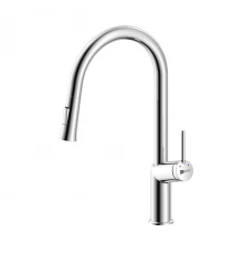 Minima Смеситель для кухни, выс.пов.вытяжной излив 230мм, р/ОД, хром, LM, LM3850C