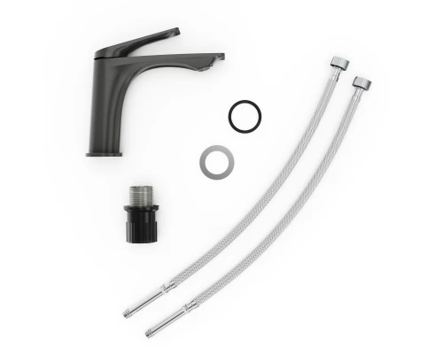 Смеситель для раковины TOKITO MITSUISHI вороненая сталь (TOK-MIT-1011GM)