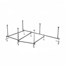 Монтажный комплект для ванны ЭДЕРА 170х100 см. (рама, слив-перелив с сифоном, крепеж к стене, крепеж