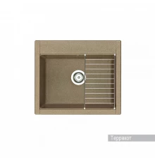 Мойка для кухни  Делия 60 602х517х218 мм, терракот