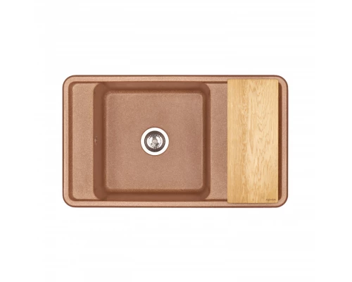 Мойка для кухни  Беллис 87 870x510x250 мм, прямоуг., терракот