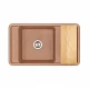 Мойка для кухни  Беллис 87 870x510x250 мм, прямоуг., терракот
